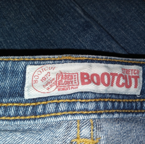 Faded Glory- Below the Waist-Stretch Bootcut 24W Petite - Picture 6 of 16